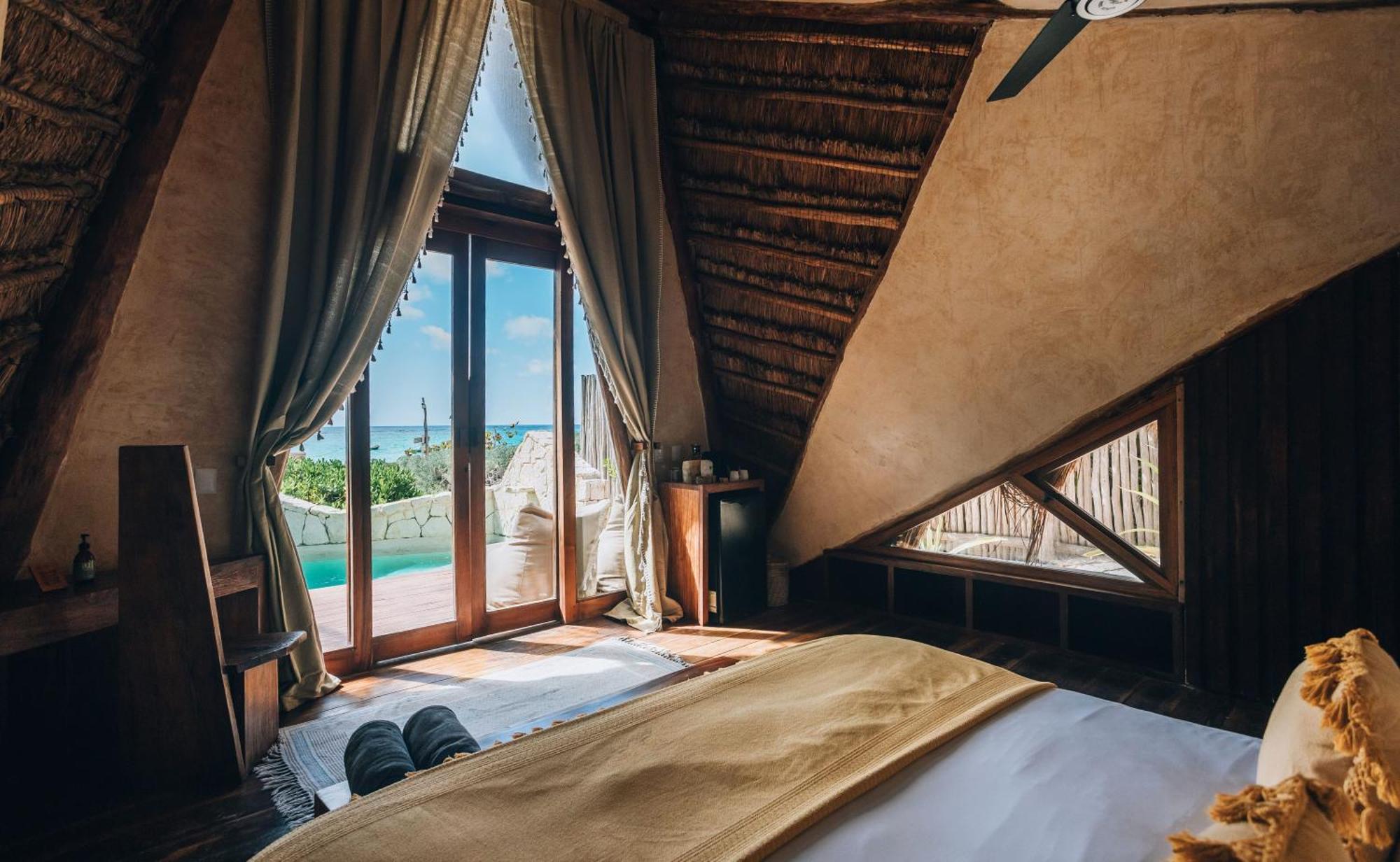 Ikal Tulum Hotel 외부 사진 Interior of a villa at Habitas